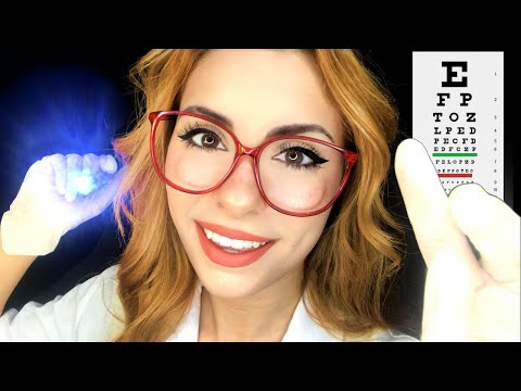 [ASMR] Orbital Eye Exam 👩‍⚕️ Cranial Nerve Role Play for Tingle Immunity, Face Touching, Light Exam🌿