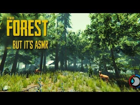 ASMR | Can I make The Forest relaxing? 🌳 Close up whispering