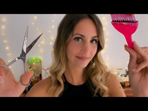 Sciogliti dalla parrucchiera | ASMR ITA | Roleplay ◇ haircut ◇ scalp massage