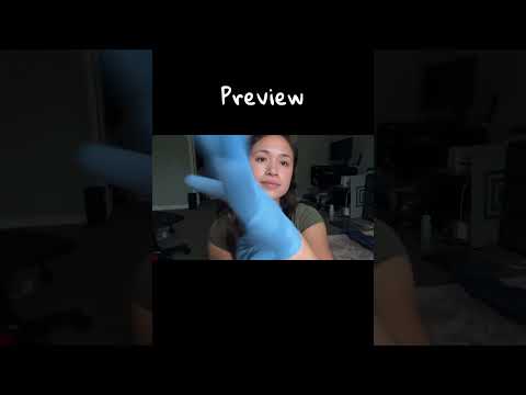 Preview: INTENSE ASMR With Gloves 🧤 (No Talking) #relaxing #visualtingle #asmrsounds #asmr