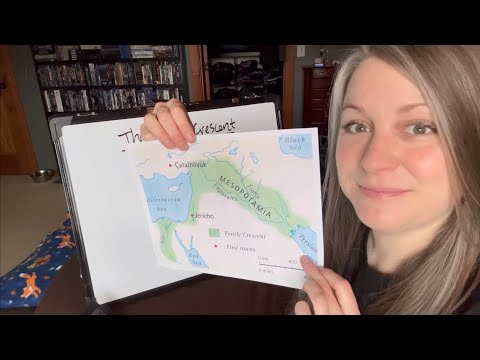 The Fertile Crescent and Mesopotamia! Lesson on the Cradle of Civilization! Soft Spoken ASMR