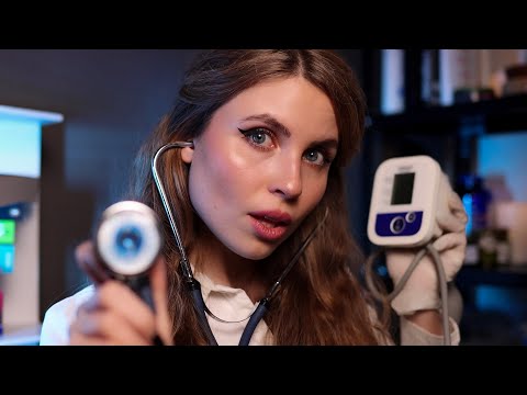 ASMR Extremely Detailed Medical Exam, Cranial Nerve Exam, Cardiologist, Full Body Checkup