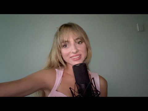 trying a microphone for the first time (repeating trigger words) asmr 🎀
