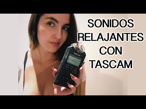 ASMR -  Sonidos relajantes con nuevo micrófono (TASCAM)