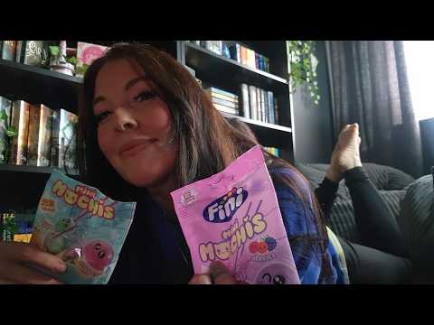 ASMR- Trying Mini Mochis And Intense Close Up Mouth Sounds 👄