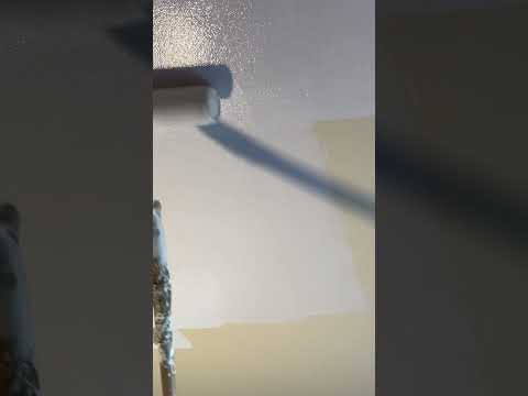 Rolling paint on the ceiling #asmrsounds