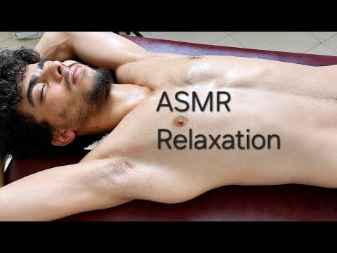 POV ASMR Full Body Relaxation Massage | Head, Face, Neck, Chest & Navel Therapy (No Talking) Sleep