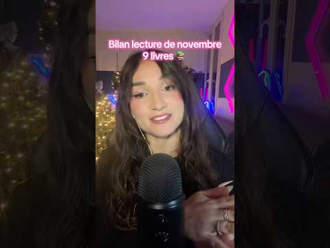 Bilan lecture du mois de novembre ASMR