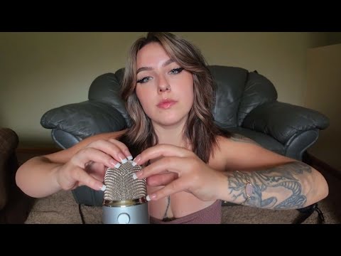asmr- intense LOUD mic tapping & scratching 💖 no mic cover 💖