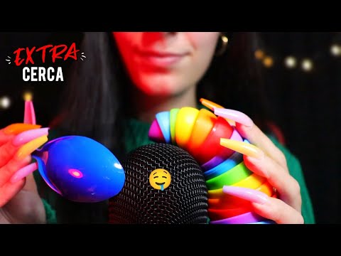 ASMR español EXTRA CERCA del MICRO para DERRETIRTE EL CEREBRO 🫠🤤