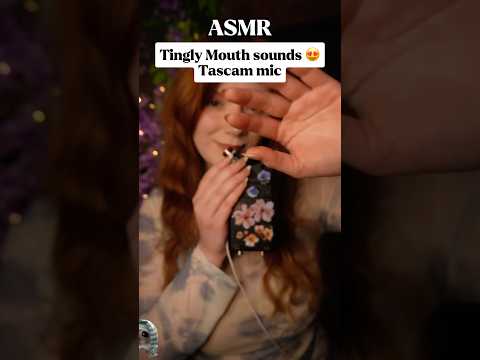 Longer version👆🏻🥰ASMR Tascam Mouth sounds Hand movements 😴