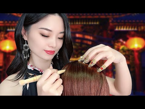 [ASMR] Chinese Acupoint Scalp Massage