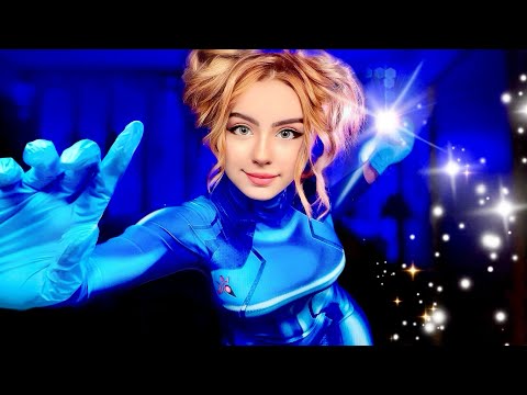 ASMR ALIEN FULL BODY EXAM 👽 Cranial Nerve Exam For Sleep ✿