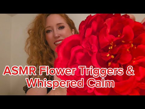 Guided Relaxation with Crunchy Flower Sounds | Whispered Meditation, Breathing & Blowing Triggers
