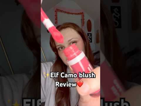 Review for the disappearance of  the Elf Camo Blush #shorts #makeup