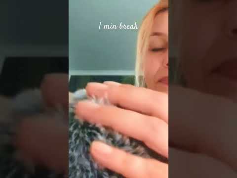 1 minute break to relax #asmr #tingles #fluffymic