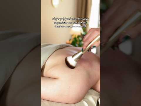 Can you feel the brushes on your back? #relax #hairplay
