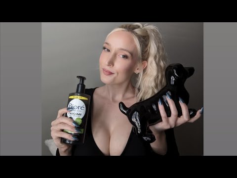 ✨🖤ASMR Tapping and Scratching random black objects  #randomasmr #asmr #asmrtriggers