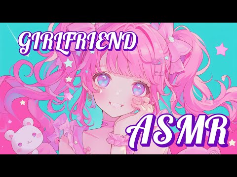 [ASMR] ❤️YOUR GIRLFRIEND IS BACK TO EAR-KISS YOU!| ANIME| EAR E@T!NG