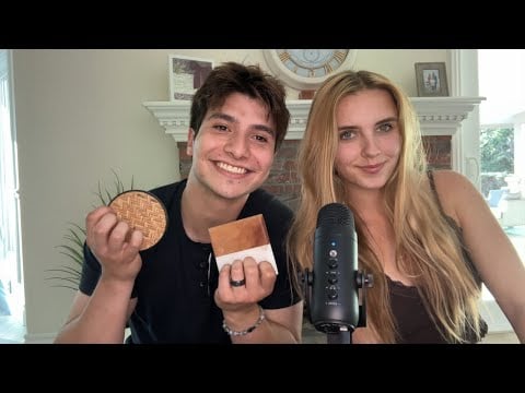 My Boyfriend Tries ASMR for the First Time (he's starting a channel!)