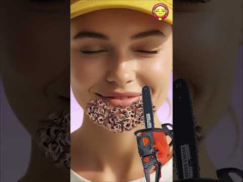 What happened Men face sound~miniwood toy woodworking art and skill #shorts #asmrtreatment 027