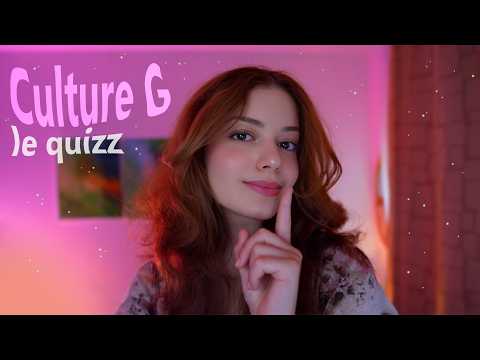 ASMR : QUIZZ de +30min pour le fun ! (niveaux extrême et moyen)