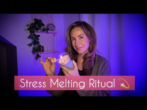 ASMR | The Umtimate Stress Melting Ritual [🕯️ crackling candle, deep breaths, soothing page sounds🌿]