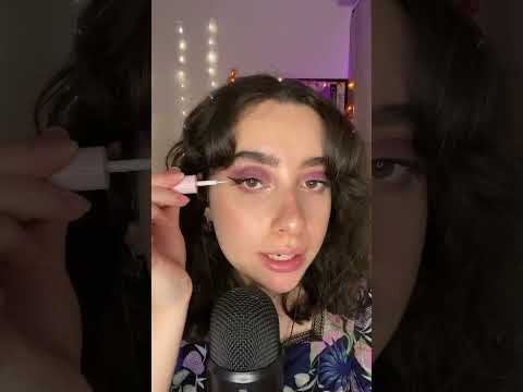 🌙 ASMR FRANÇAIS : CRASH TEST EYE LINER PAILLETÉ TEMU 💜 #asmr #relax #asmrfr #temu #shorts #short