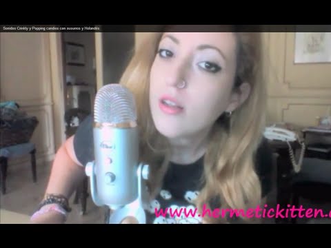 ASMR en Español♡Sonidos Crinkly y Popping candies con susurros y Kijk en Kook♡