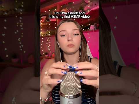 POV: I’m noob and this is my first asmr video #asmr #asmrsounds #asmrrelax #asmrsleep #relax #tingle