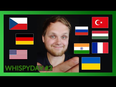 Whispering "Hello" in 51 different languages!  [ASMR in different languages]