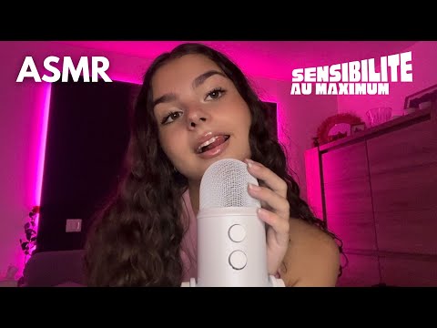 ASMR - 25MIN AVEC LA SENSIBILITÉ AU MAXIMUM