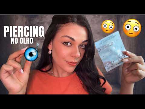 ASMR: Colocando Piercing No Seu Olho Na Prisão 🚓😳