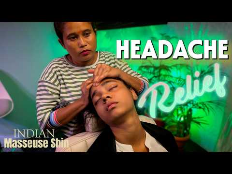 Meridian Head Massage ASMR May Help Relieve Headache & Promote Relaxation! || Masseuse Shin | Part 2