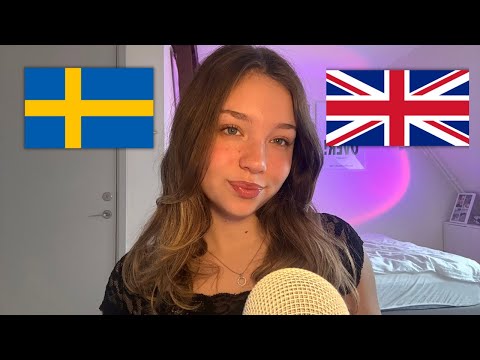 ASMR Swedish vs English 🇸🇪🇬🇧 | Language Trigger Words Battle for MAX Tingles
