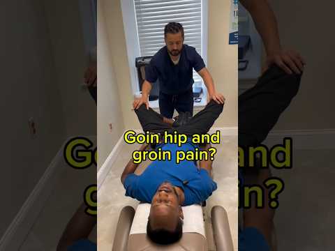 Hip & Groin Pain | Adjustment for body Pain #shorts #backpain #chiropractor #youtubeshorts #trending