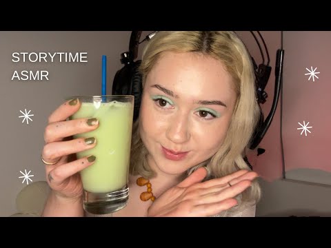 asmr storytime + matcha latte 🤍