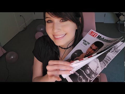 ASMR Flipping Through A Magazine