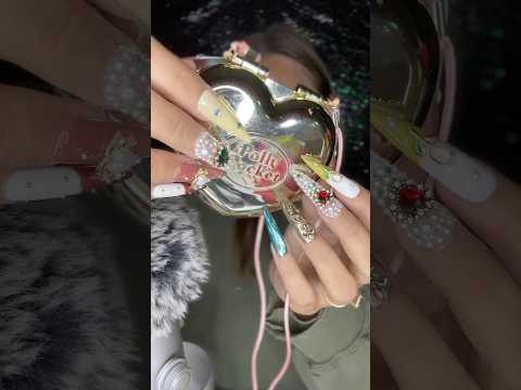 Vintage Polly Pocket PURSE💛 #vintagetoys #asmr #bestlifebybrooke #pollypocket #nails #tingles