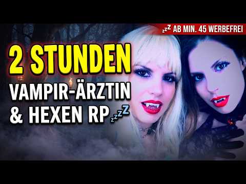 ASMR Sie lassen dich nicht gehen 🧛‍♀️🌙 2 STUNDEN Halloween & Vampir Rollenspiele (3Dio Tiefschlaf) 💤