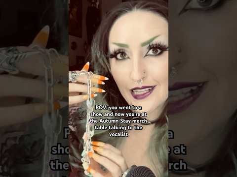 🤯You’re the best fan EVER pt8🤯 #asmr #gothvibes #asmrmakeup #asmrroleplay #tingles #autumnstay