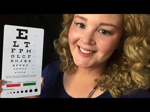 ASMR Doctor Physical Checkup | Detailed Consultation with Eye Exam