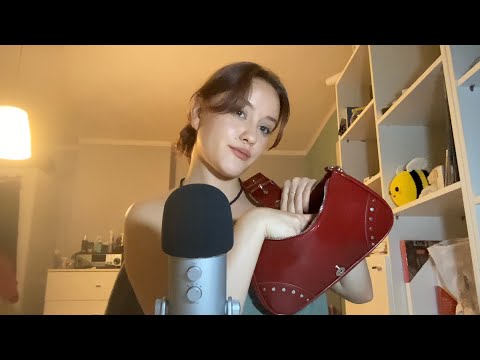 Tapping, Scratching, Tracing Leather (Requested) | NightNight Tingles ASMR