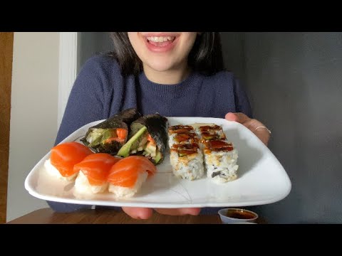 EXTREME SUSHI EATING ASMR 🍣