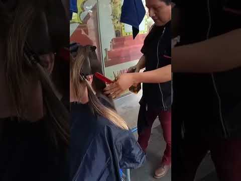 Corte de cabello callejero en Ciudad de #México 🇲🇽 #haircut #streetbarber #hairstyle