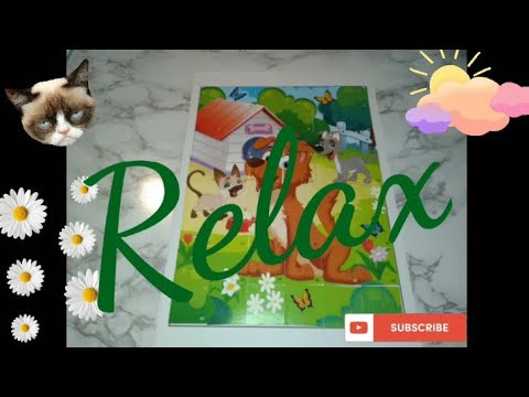 LOFI ASMR TRIGGERS: HUGE DOG 🐕 STICKER PUZZLE #16