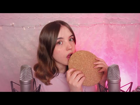 ASMR Tapping on Cork coaster 💤 No Talking 💤