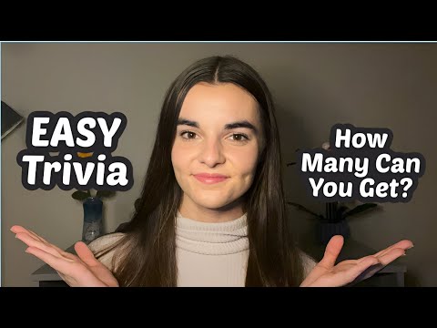 ASMR Name Any Valid Answer | 40 General Knowledge Trivia Questions