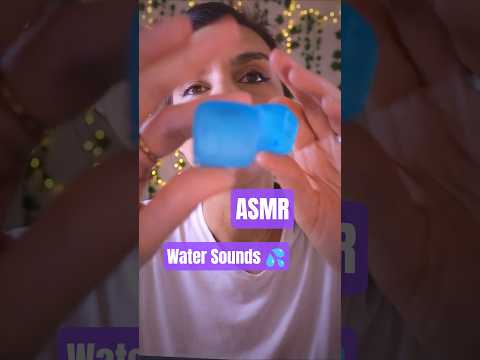 #asmr Ti Rinfresco in un minuto con i suoni dell'acqua💦  Water Sounds  #relax #oneminuteasmr