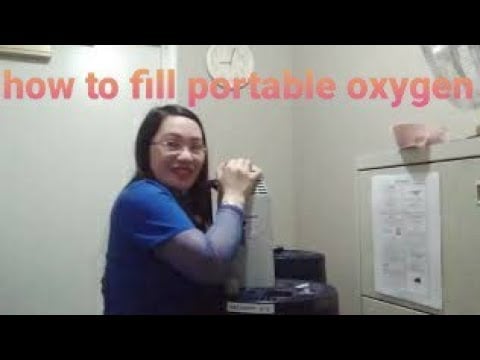 FILLING A PORTABLE OXYGEN/HOW TO SET UP YOUR OXYGEN:Igorota in Denver Colorado 🇺🇸